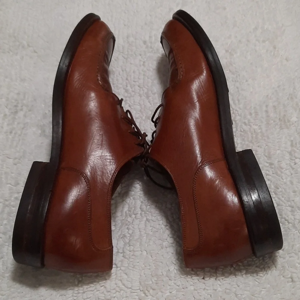 Cole Haan Men's Brown Leather Oxfords